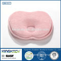 Wholesale high quality baby health care upholstery velvet fabric baby memory foam pillow